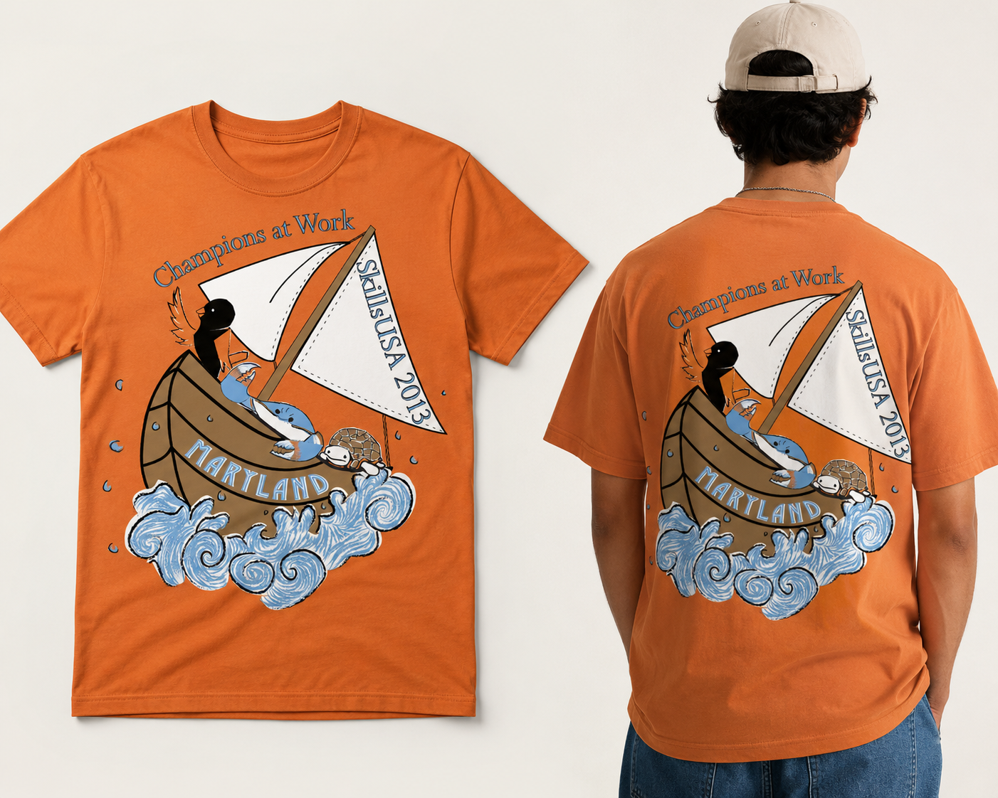 Winning Design – Maryland SkillsUSA T-Shirt Design
